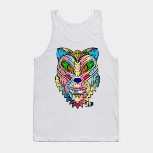 Colour Cat Tank Top